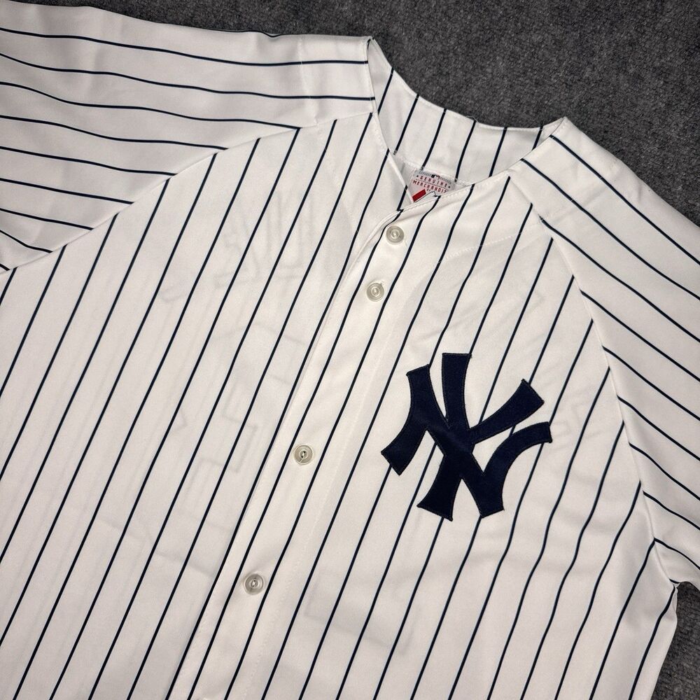 Vintage Majestic New York Yankees Alex Rodriguez #13 Pinstripe MLB Jersey USA XL